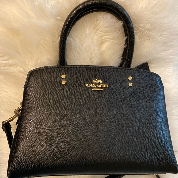 Coach Mini Lillie Shoulder Crossbody Bag in Black - Picture 1 of 13